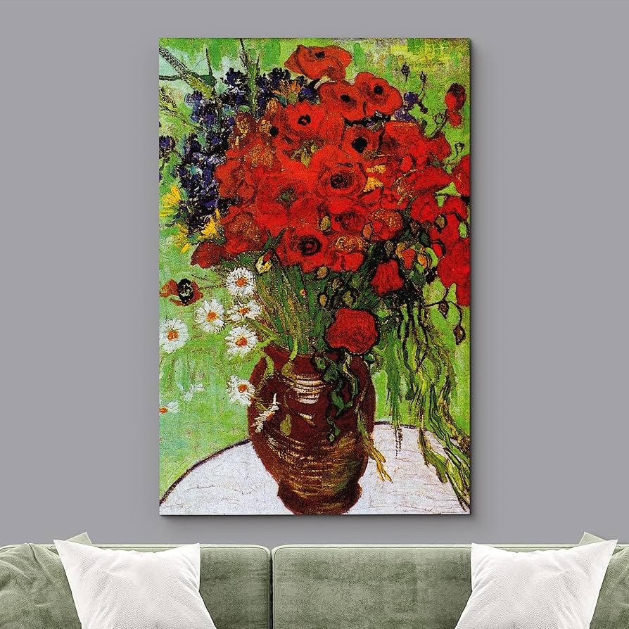 Amazon.co.jp: wall26 ヴィンセント・ヴァン・ゴッホ作 赤いケシ